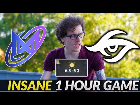 NIGMA vs SECRET - What a CRAZY Ass 1 hour EPIC Game