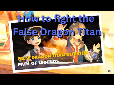 How to start False Dragon Titan Fight | Pokemon Scarlet and Violet