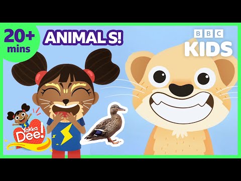 Let's Learn Animals names! 🦆 | Toddler Sounds, Words and Phonics | Yakka Dee! | BBC Kids