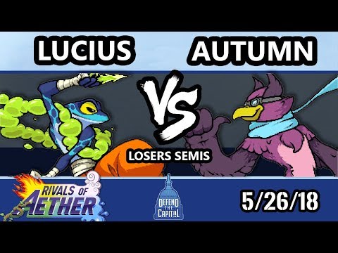 DTC 1 RoA - SNT | Lucius (Ranno) Vs. SNT | autumn (Wrastor) - Rivals of Aether Losers Semis
