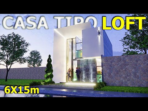 Video del proyecto House plans 6 x 15 loft style