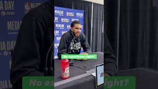 Tatum would NOT let JB babysit Deuce 🤣🙅‍♂️ #JaylenBrown #JaysonTatum #BostonCeltics