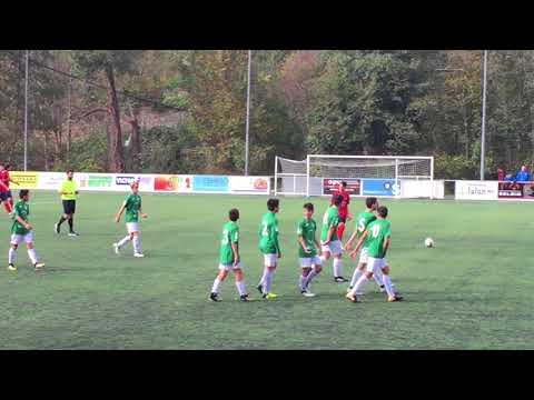 corner sacado por Fran y gol Jorge V. partido  Narcea - Cadete B (17-18)
