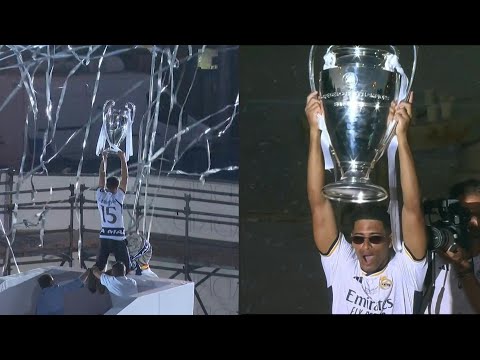 Real Madrid celebrate their 15th Champions League title in front of thousands of fans | AFP