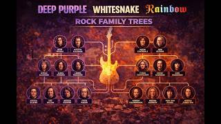 Download lagu Deep purple, whitesnake & Rainbow Rock family trees mp3