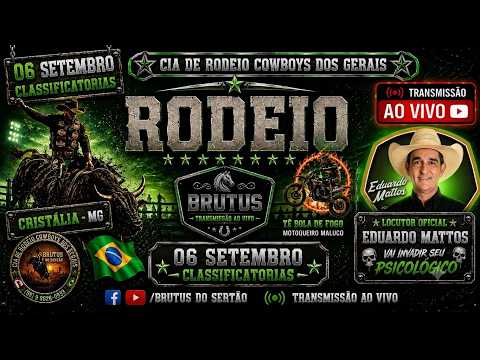 2ª RODEIO SHOW - CRISTÁLIA - MG - 06/09/2026 🤠 CIA DE RODEIO COWBOYS DOS GERAIS!🐂