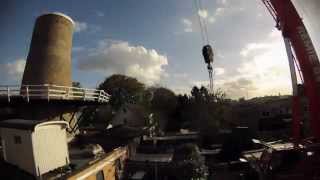 preview picture of video 'Renkumse Molen | Timelapse voorbereidingen plaatsen kap'