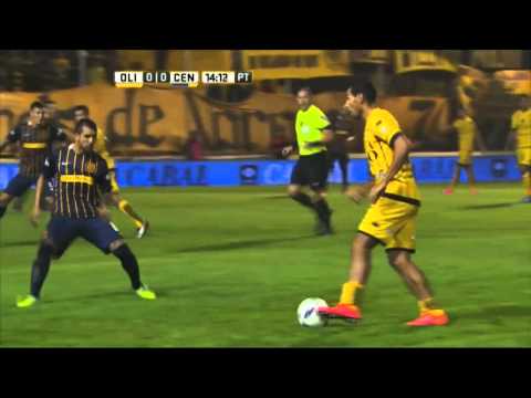 Quiroga se fue expulsado a los quince minutos. Olimpo 0 - Central 0. Fecha 9. Primera División 2016