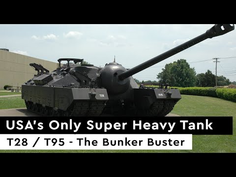 T28 / T95  - USA's First and Last Super Heavy Tank, Designed for Destroying German Fortification