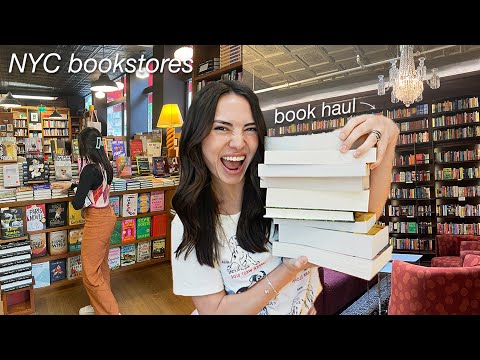 ULTIMATE BOOK VIDEO: nyc bookstores, huge haul, & reading a 5 star book