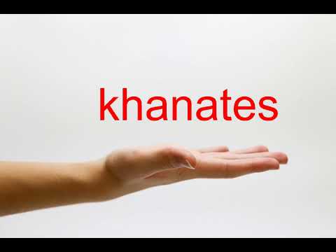 How to Pronounce khanates - American English