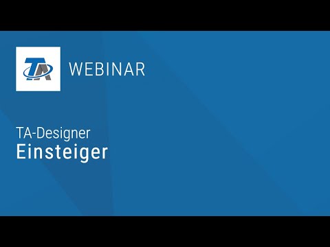 TA-Designer Einsteiger
