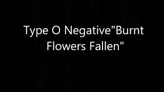 TYPE O NEGATIVE - &quot;Burnt Flowers Fallen&quot;