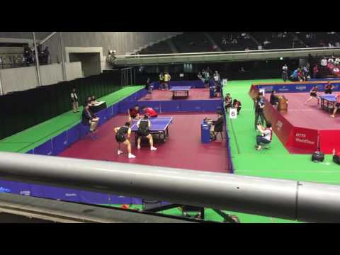 Japan Open 2016  Zhang Jike Fan Zhendong VS Chen Chien-An Chiang Hung-Chieh Set 1