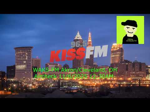 WAKS-FM "96.5 KISS FM" Akron/Cleveland, OH Aircheck 11/6/2025 12:30AM-4:00AM