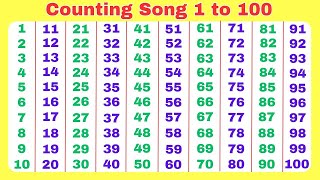 1 to 100 Counting Song | Learn Numbers for Toddlers | Easy Counting for Kids
