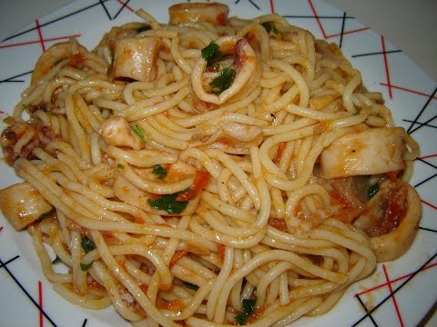 Kallamari me  spageti Ep.69 - Gatime te Ndryshme [ENG SUB]