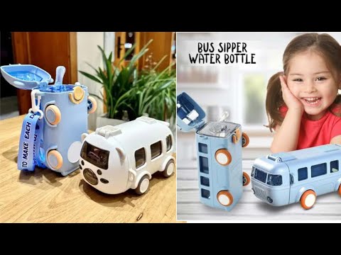 Bus shape water bottle