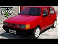 Fiat Uno 1995 v0.3 для GTA 5 видео 7