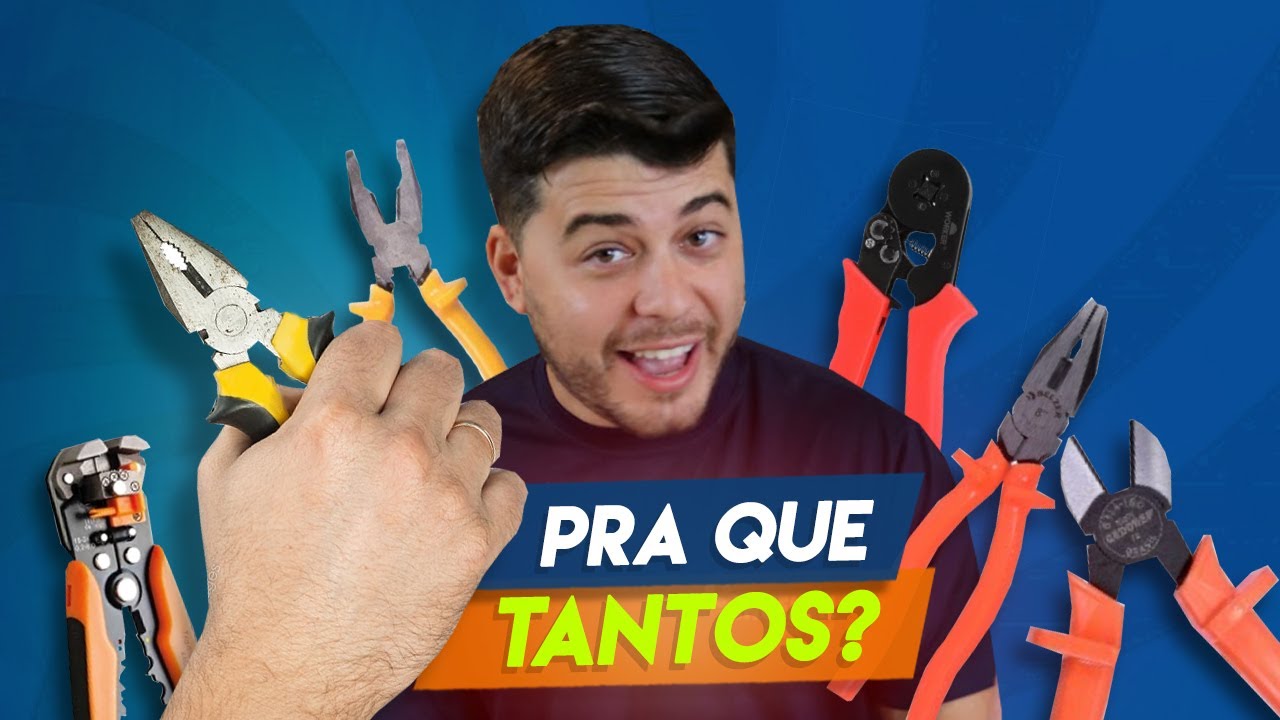 Por que um ELETRICISTA PROFISSIONAL de VERDADE precisa de TANTOS ALICATES 🛠️