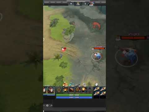 Sniper vs Sniper | 6X butterfly vs 6X divine rappier #dota2 #dota2clips #short