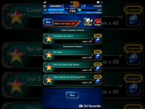 FFBE: Gilgamesh 7 star. My very first 7 star unit. Testing Chain With Orlandeu