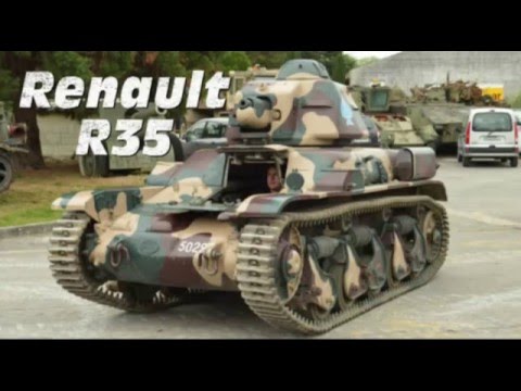 Driving the french tank Renault R35