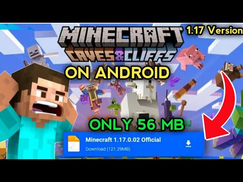 HOW TO DOWNLOAD MINECRAFT 1.17 ON YOUR ANDROID l MINECRAFT CAVE AND CLIFF l MINECRAFT PERSON EDITION