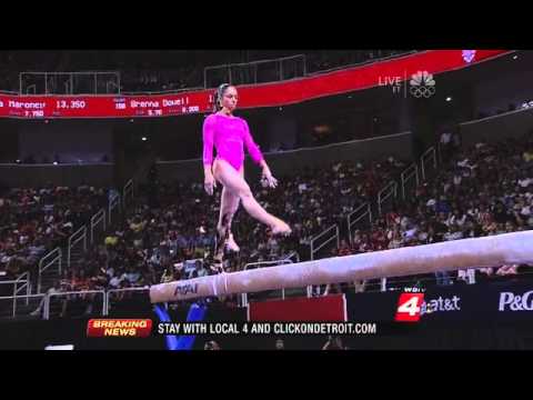 2012 US Olympic Trials Day 1 Sabrina Vega Balance Beam