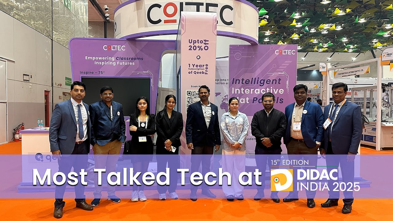 DIDAC India 2025 Highlights | COLTEC Interactive Flat Panels & QEEB Smart Classroom Platform