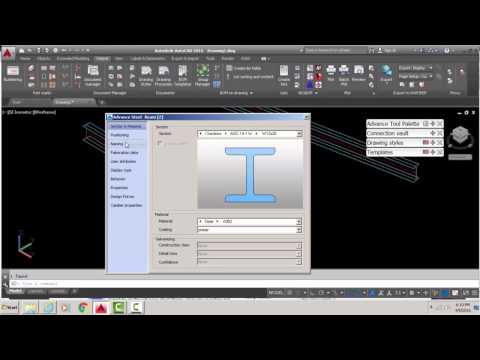 ADVANCE STEEL NUMBERING PART 1