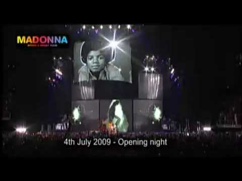 Madonna tribute to Michael Jackson in London (July, 4th 2009)