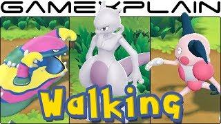 Pokémon Let's Go Pikachu & Eevee - All Walking & Running Animations!