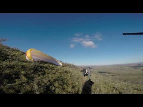 Parapente Osvaldo Garin  cerro El Perdido, Lavalleja, Uruguay