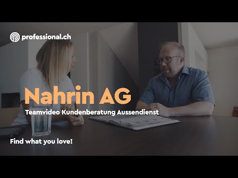 Starte durch im Bereich Kundenberatung Aussendienst - Nahrin AG | professional.ch