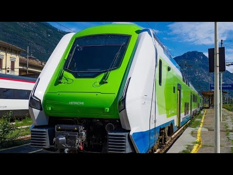 AMAZING HITACHI ROCK RIDE!! Riding Trenord ETR521 from Camnago Lentate to Como San Giovanni