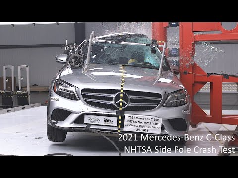 2018-2021 Mercedes-Benz C-Class (W205 - C 300) NHTSA Side Pole Crash Test