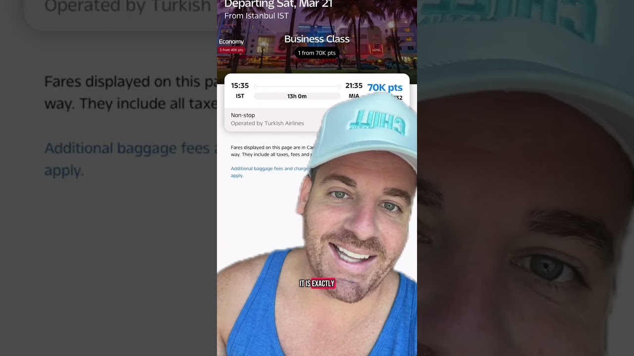 🎉 You can book a $4,620 roundtrip Business Class flight from the USA to Istanbul aboard Turkish