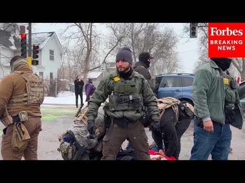 Protesters Clash With Federal Agents In Minneapolis Amid Continued ICE Operations In Minnesota