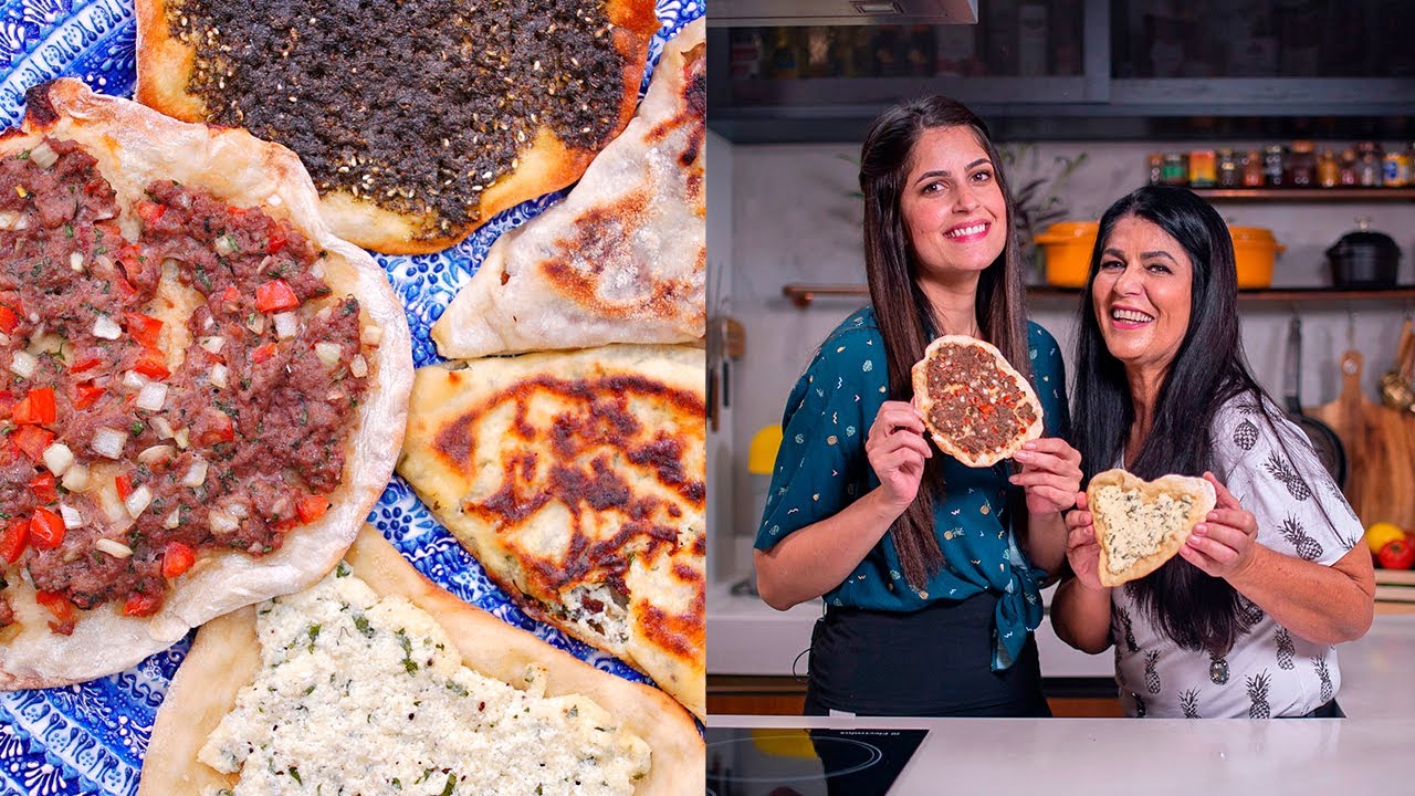 ESFIHA ABERTA E FECHADA | 3 tipos de... | Maryan e Jamili