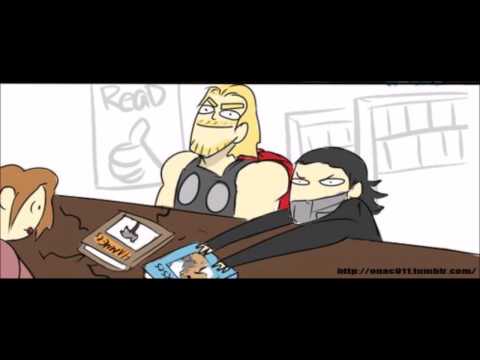 [Comic Dub] Thor and Loki Visit the Library 【Ashe】