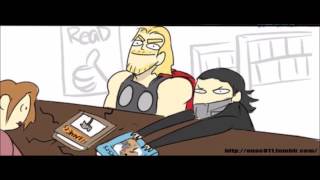 [Comic Dub] Thor and Loki Visit the Library 【Ashe】