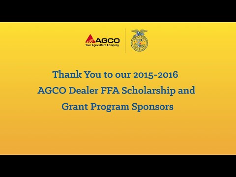 Thank You AGCO Dealers