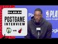 Bam Adebayo Postgame Interview | Boston Celtics vs. Miami HEAT | April 29, 2024
