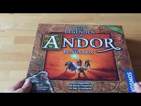 Die Legenden von Andor Die Bonusbox | Unboxing