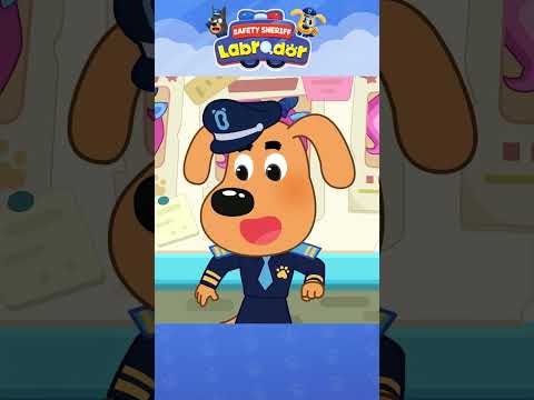 Is He Real Sheriff Labrador? #TwoLabradors #shorts