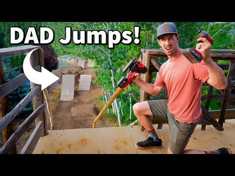 FINALLY!! Fixing and riding the backyard jumps 2021!