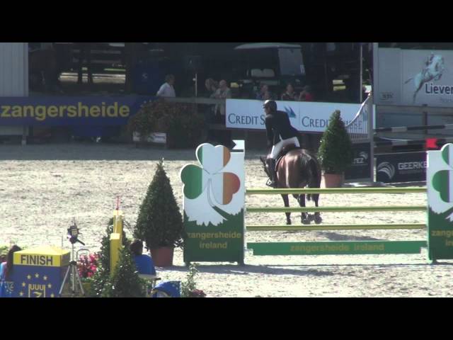 Half-brother of the mother of this Implanted Embryo is the approved CSI 1.40m stallion Denzel van't Meulenhof with rider Walter Lelie.