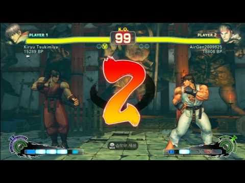 SSF4 Rank Match  Kiryu Tsukimiya (GY)  vs  AirGen2009825 (RY)