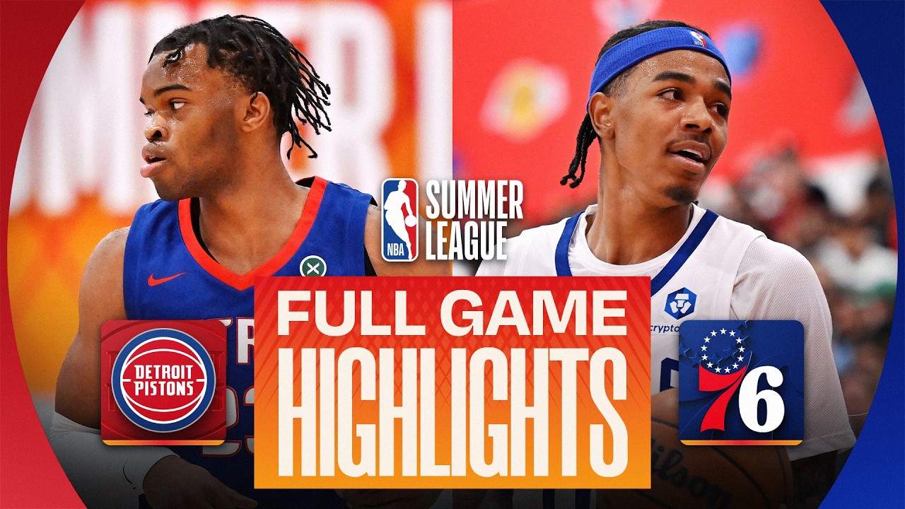 PISTONS vs 76ERS | LAS VEGAS SUMMER LEAGUE | FULL GAME HIGHLIGHTS | July 9, 2026